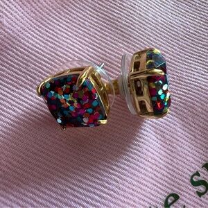 KATE SPADE Glitter Stud Earrings !!!